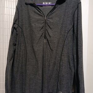 New Balance Charcoal Long Sleeve Top